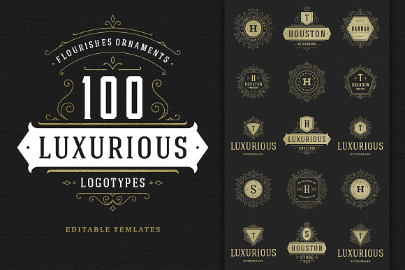 1000 Logos and Badges Bundle in Logo Templates - product preview 28