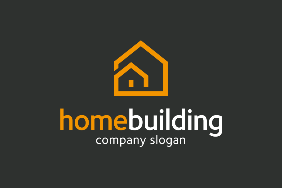 Home Building Logo Logo Templates Creative Market