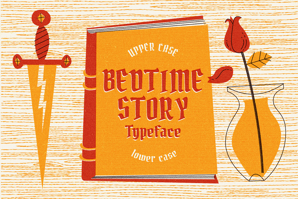 Bedtime Story Typeface in Blackletter Fonts - product preview 8