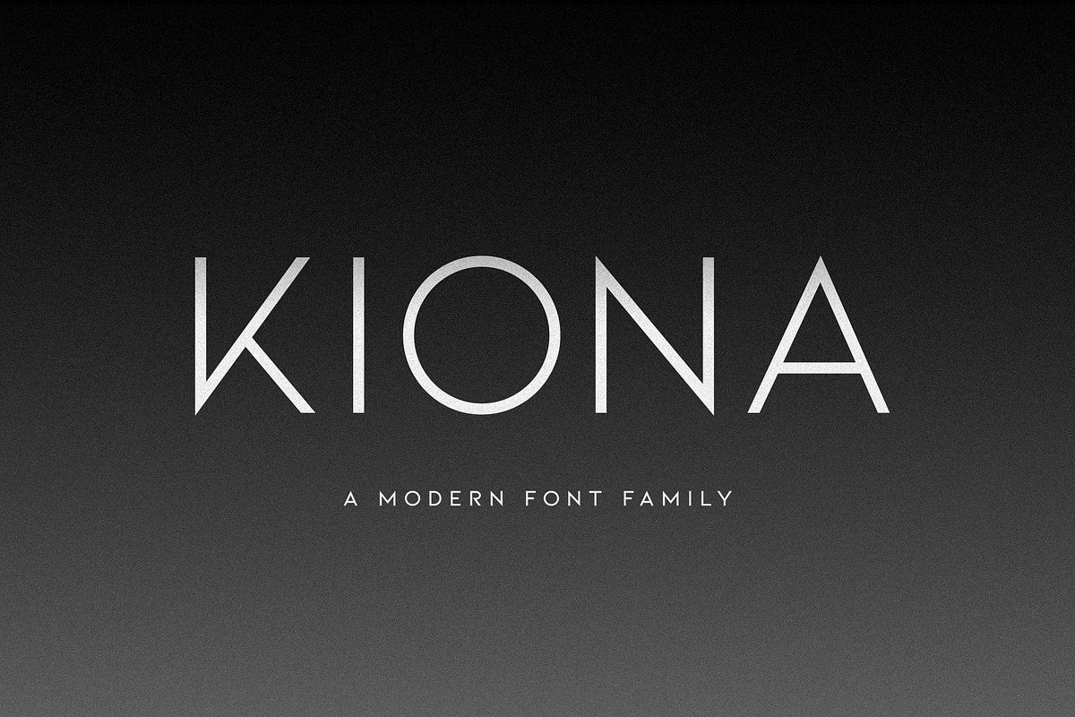 KIONA - A Modern Sans Serif in Modern Fonts - product preview 8
