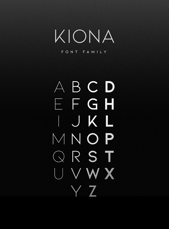 KIONA - A Modern Sans Serif in Modern Fonts - product preview 9