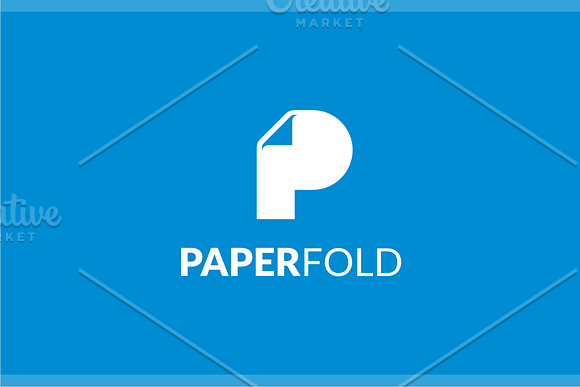 Paper Fold - Letter P Logo in Logo Templates - product preview 1