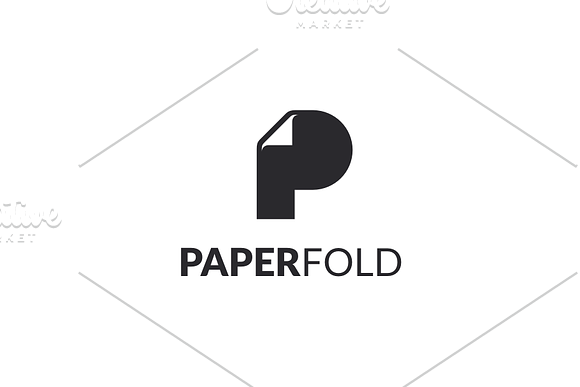 Paper Fold - Letter P Logo in Logo Templates - product preview 2