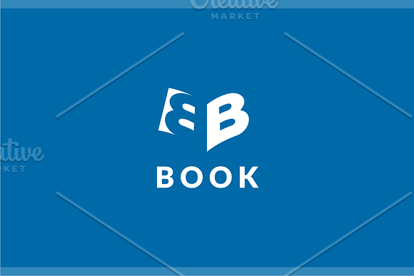 Book - Letter B Logo in Logo Templates - product preview 1