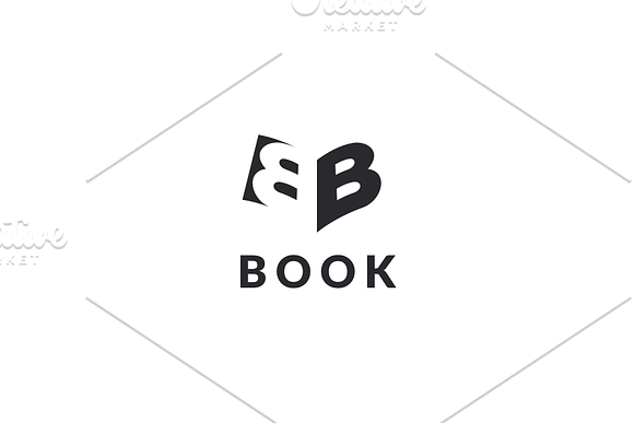 Book - Letter B Logo in Logo Templates - product preview 2