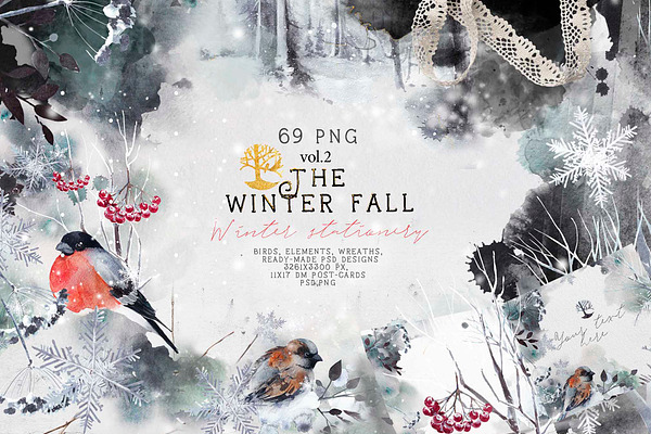 vol.2 "Winter fall" stationery