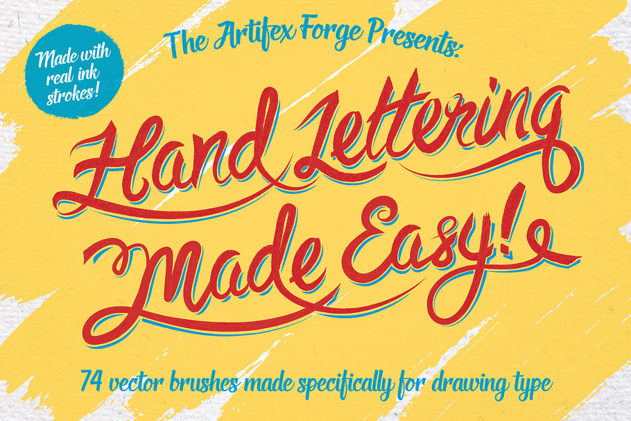 Hand Lettering Brushes in Photoshop Brushes - product preview 8