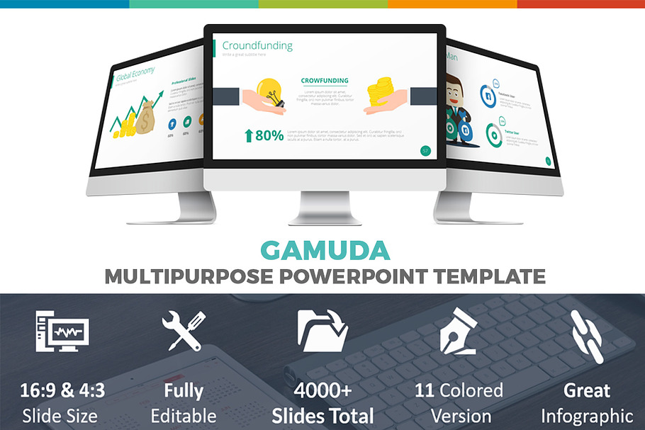 Gamuda Powerpoint Template in PowerPoint Templates - product preview 8