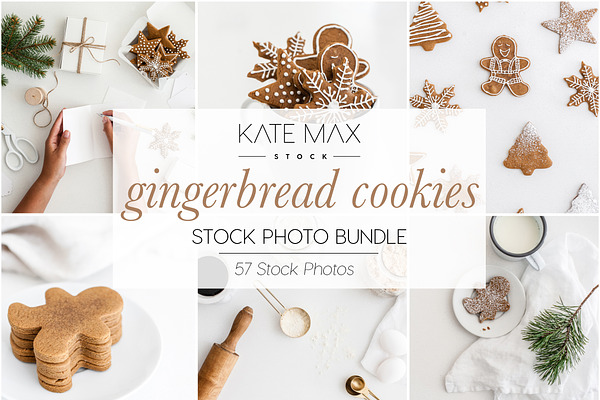 Gingerbread Cookies Stock Bundle