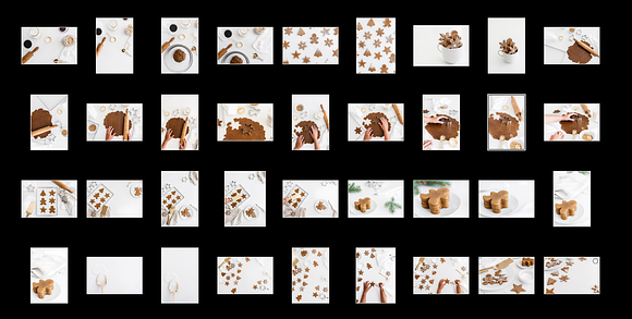 Gingerbread Cookies Stock Bundle in Product Mockups - product preview 3
