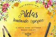Aldas Typeface & Illustration Pack