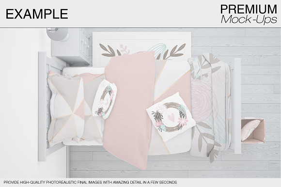 Kids Bedding Set in Product Mockups - product preview 4