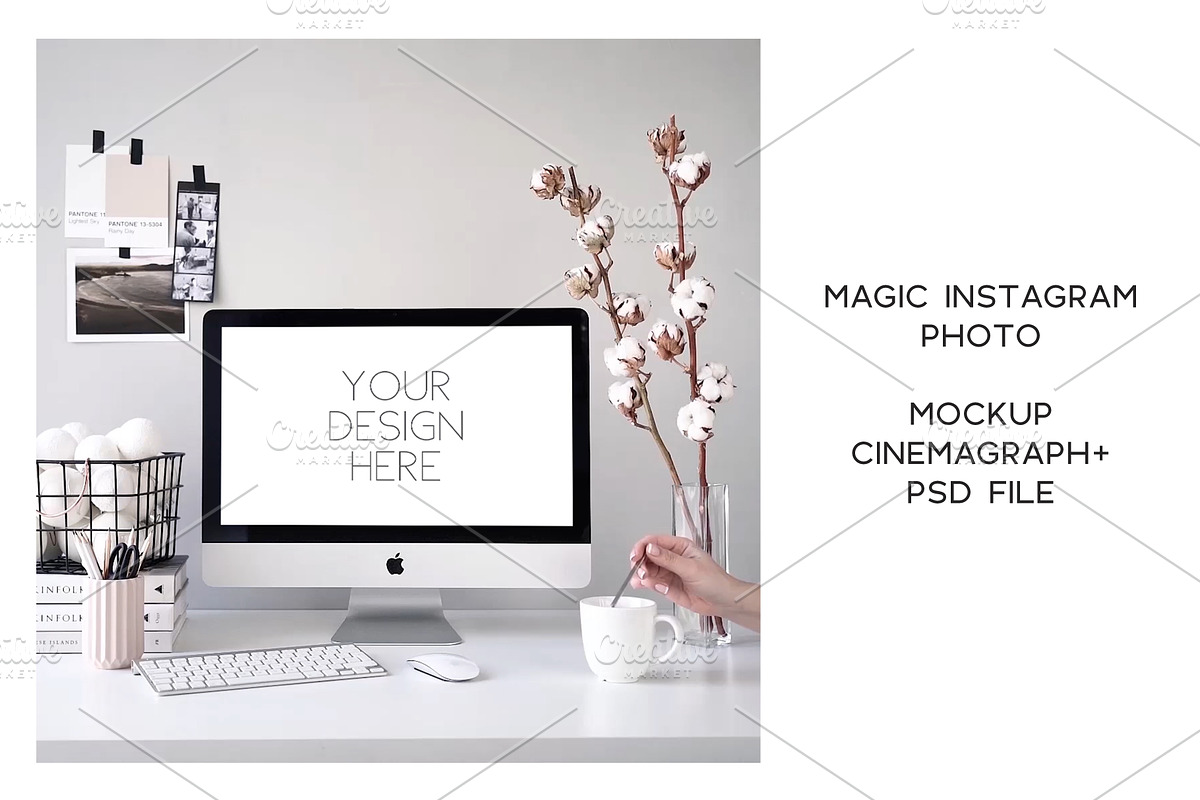 Animated Instagram photo. Mockup #4 in Instagram Templates - product preview 8