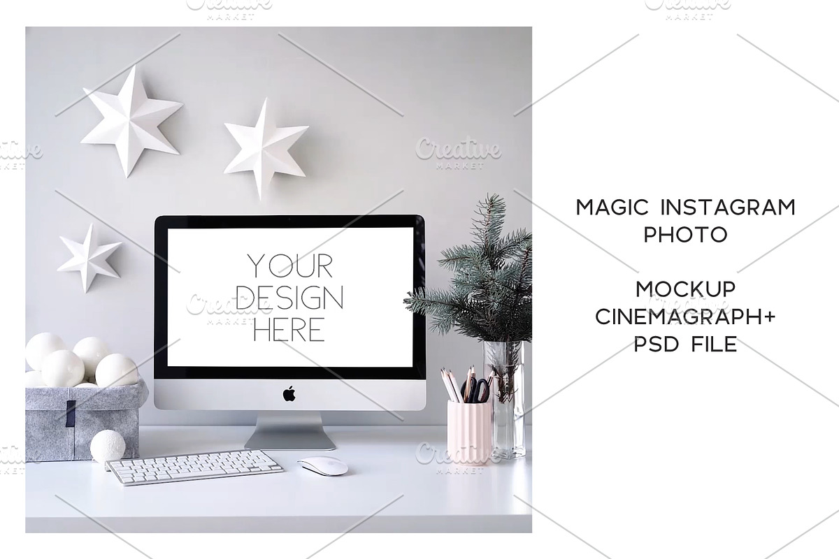Animated Instagram photo. Mockup # 3 in Instagram Templates - product preview 8