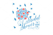 Bridal shower card.