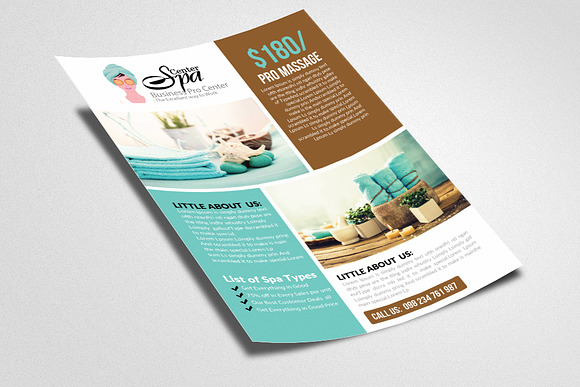 Beauty Spa Flyer  in Flyer Templates - product preview 1