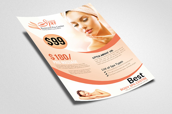 Beauty Spa Flyer  in Flyer Templates - product preview 1