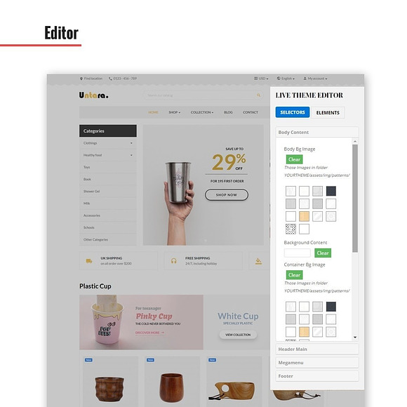 Leo Untara Responsive Prestashop in Bootstrap Themes - product preview 2