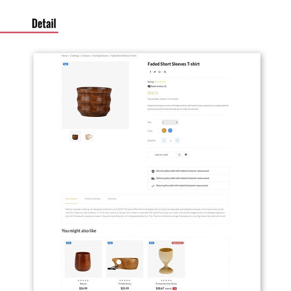 Leo Untara Responsive Prestashop in Bootstrap Themes - product preview 6