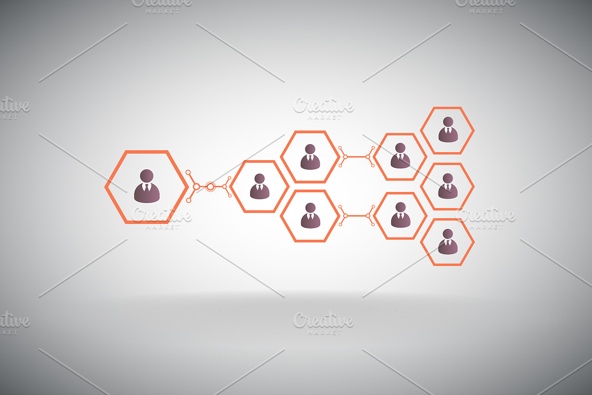 Business pyramid. Teamwork. in Illustrations - product preview 8