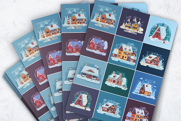 Winter Cozy House Collection in Illustrations - product preview 10