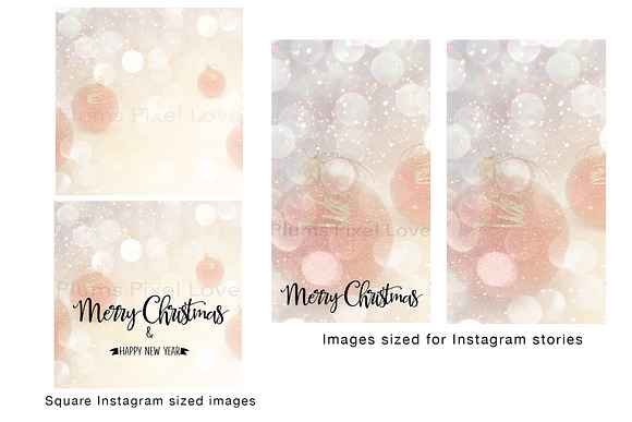 Christmas social media bundle in Social Media Templates - product preview 3