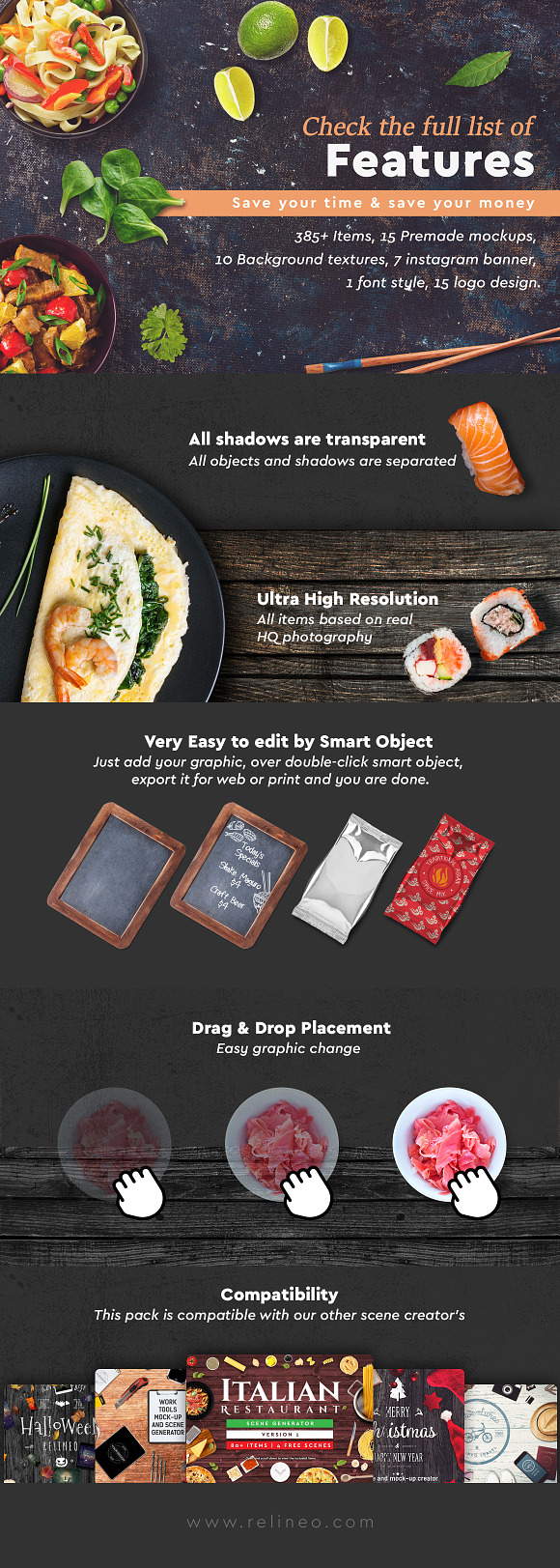 Sushi Bar Scene and Mock-up Creator in Scene Creator Mockups - product preview 2