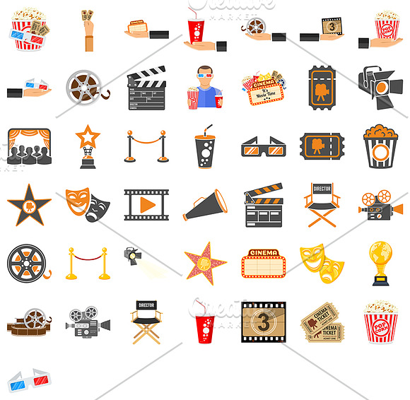 Cinema and Movie Themes in Illustrations - product preview 1