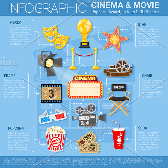 Cinema and Movie Themes in Illustrations - product preview 2