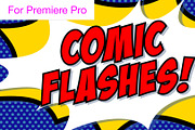 Comic Book Flashes - Mogrt Template