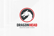 Dragon Head Logo Template