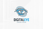 Digital Eye Logo Template