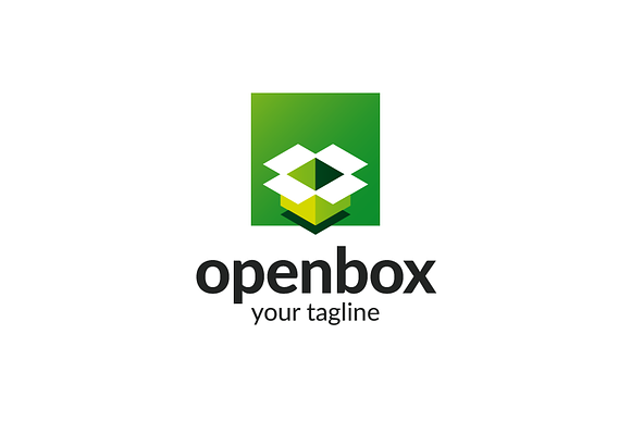 Open Box in Logo Templates - product preview 1