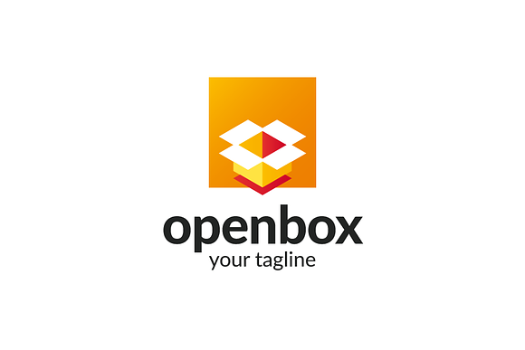 Open Box in Logo Templates - product preview 2