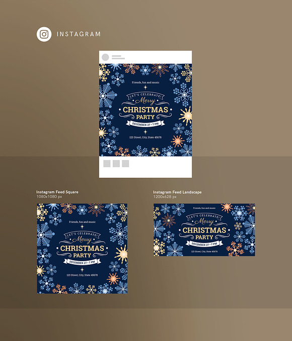 Promo Bundle | Merry Christmas Party in Templates - product preview 8