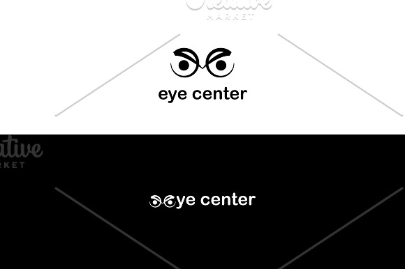 Eye center Logo in Logo Templates - product preview 1
