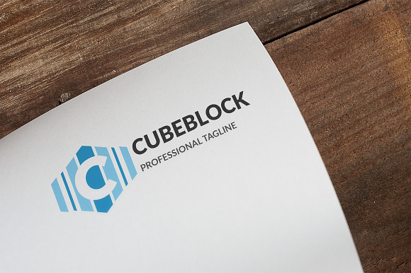 Cube Block (Letter C) Logo in Logo Templates - product preview 1