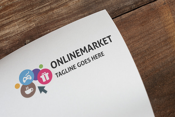 Online Market Logo in Logo Templates - product preview 1