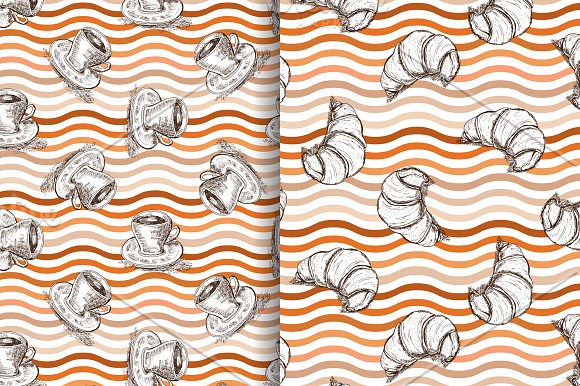 Italian (French) Breakfast Patterns in Patterns - product preview 1
