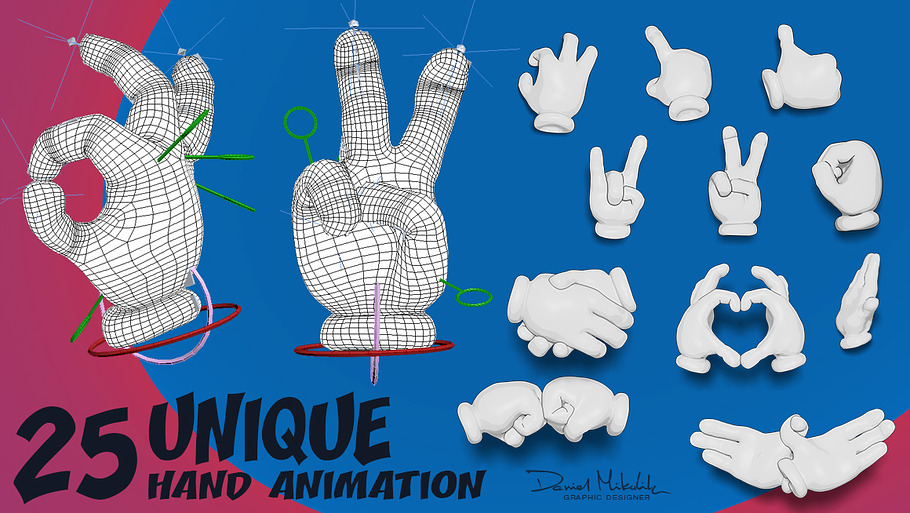 25 Cartoon Hand Animaation  in Fantasy - product preview 25
