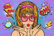 Energy OMG comic woman