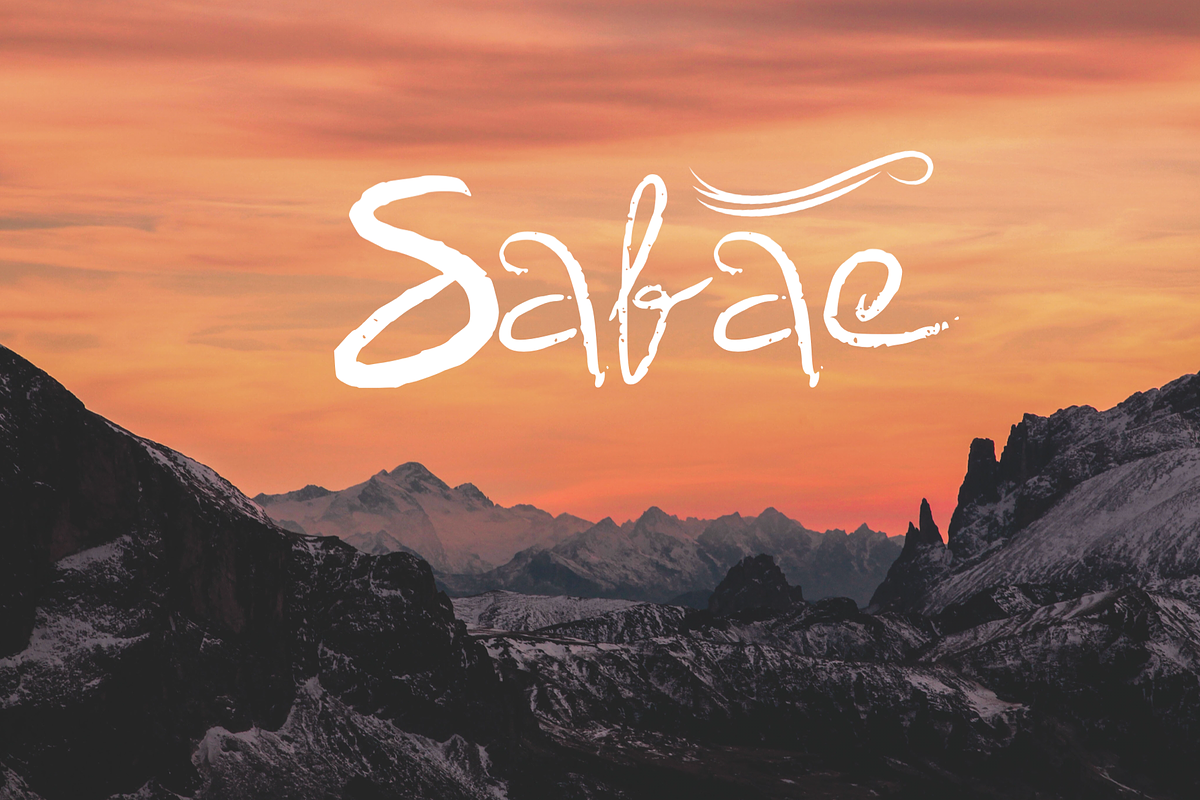 Safae Handwritten Font in Script Fonts - product preview 8