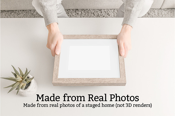 10 Wooden Picture Frame Mockups in Print Mockups - product preview 2