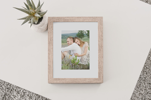 10 Wooden Picture Frame Mockups in Print Mockups - product preview 7