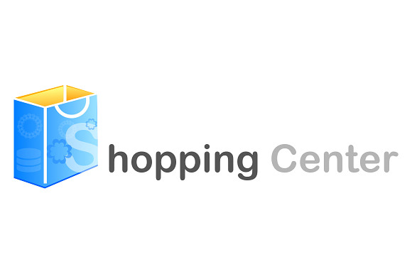 Shopping center Logo in Logo Templates - product preview 2