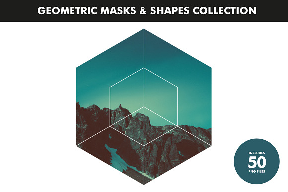Geometric Masks & Shapes Collection in Objects - product preview 4
