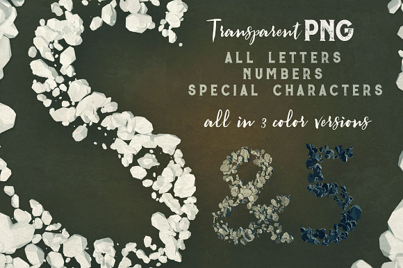 Stone Particles - 3D Lettering in Graphics - product preview 1