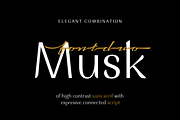 Musk Elegant Font Duo