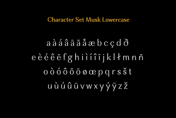 Musk Elegant Font Duo in Elegant Fonts - product preview 7