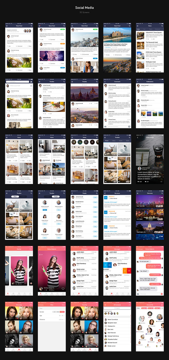 Mountify Mobile UI Kit in UI Kits and Libraries - product preview 6
